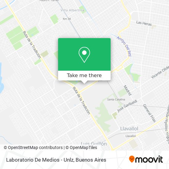 Laboratorio De Medios - Unlz map