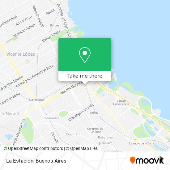 Mapa de La Estación