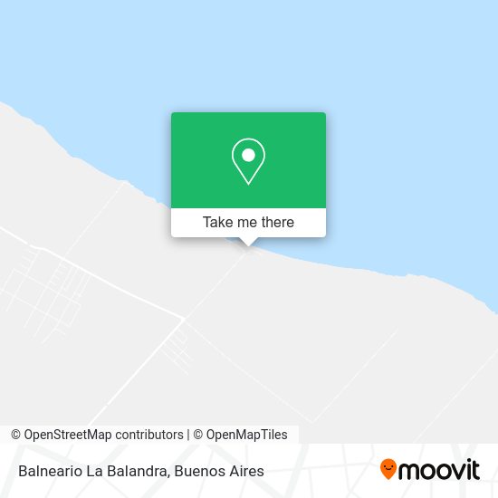 Balneario La Balandra map