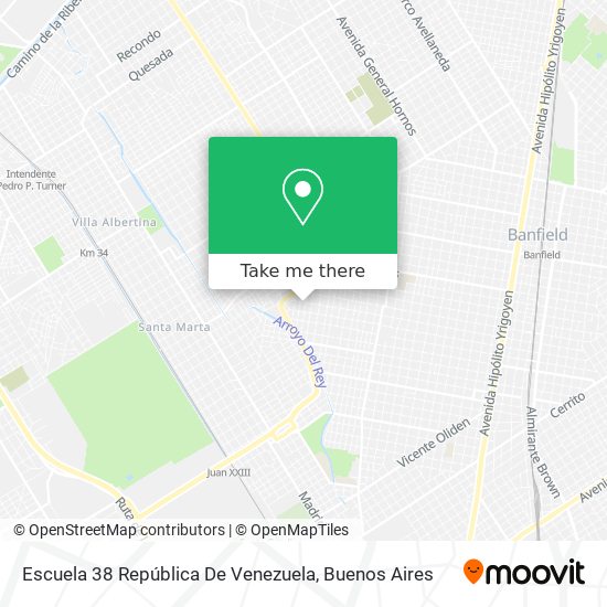 Escuela 38 República De Venezuela map
