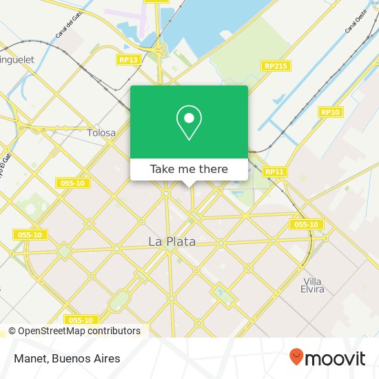 Mapa de Manet