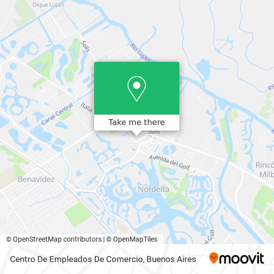 Centro De Empleados De Comercio map