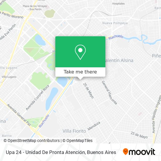 Mapa de Upa 24 - Unidad De Pronta Atención