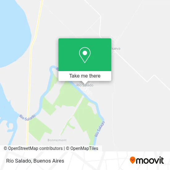 Río Salado map
