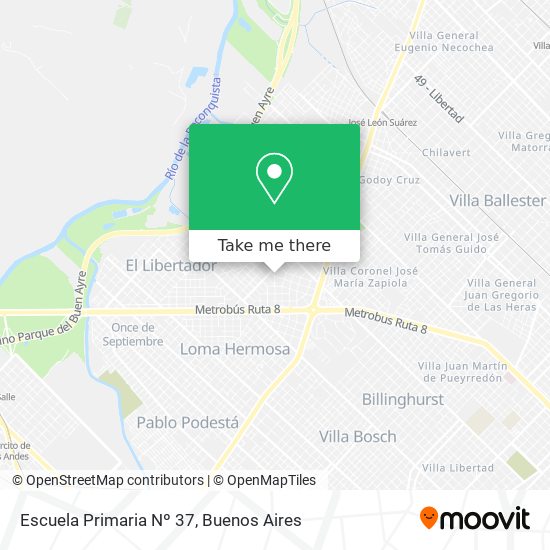 Escuela Primaria Nº 37 map