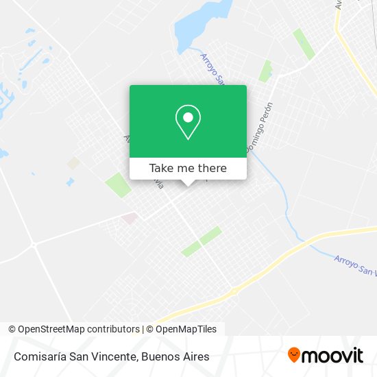 Comisaría San Vincente map