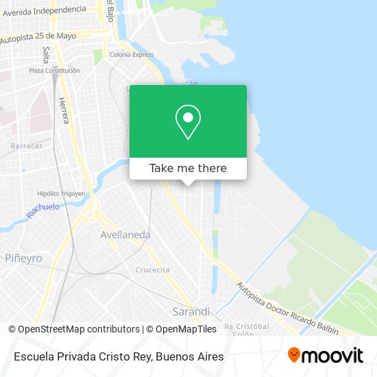 Escuela Privada Cristo Rey map