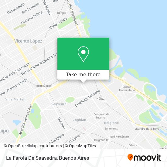 La Farola De Saavedra map