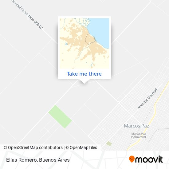 Elías Romero map