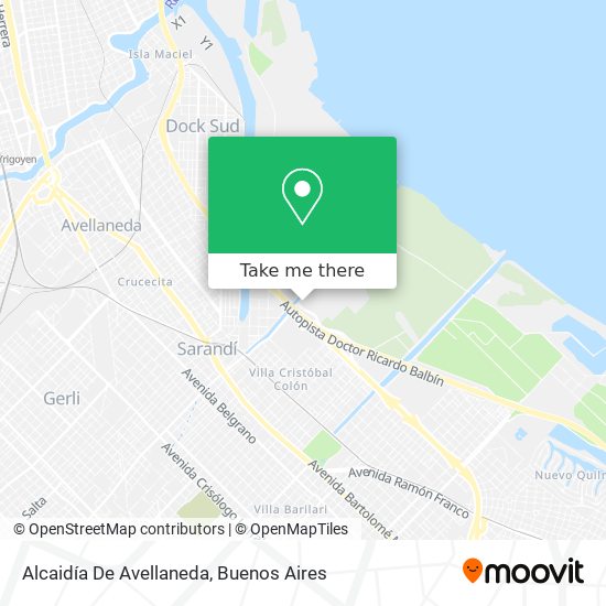 Alcaidía De Avellaneda map