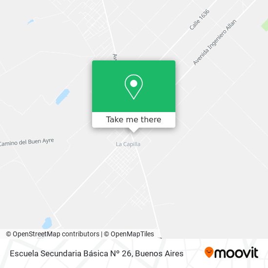 Escuela Secundaria Básica Nº 26 map