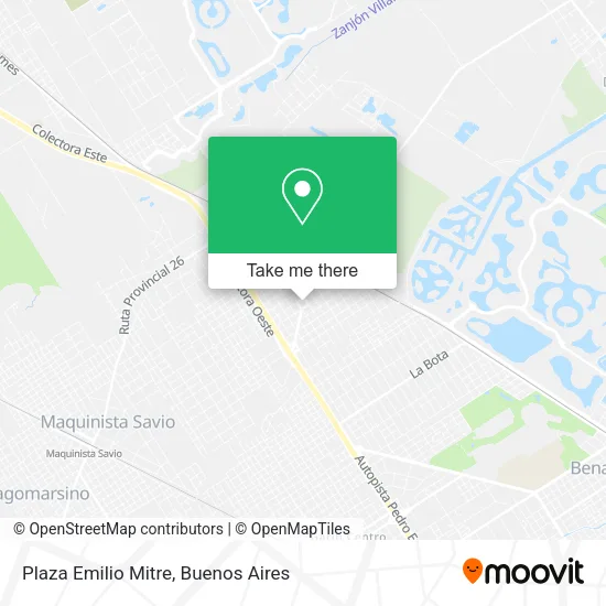 Mapa de Plaza Emilio Mitre