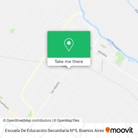 Escuela De Educación Secundaria Nº5 map