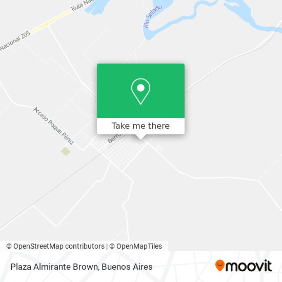 Plaza Almirante Brown map