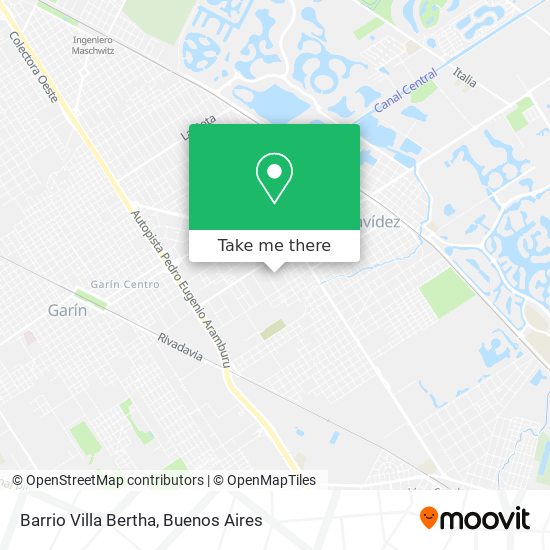 Barrio Villa Bertha map