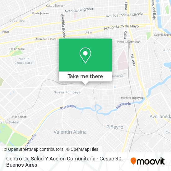 Centro De Salud Y Acción Comunitaria - Cesac 30 map
