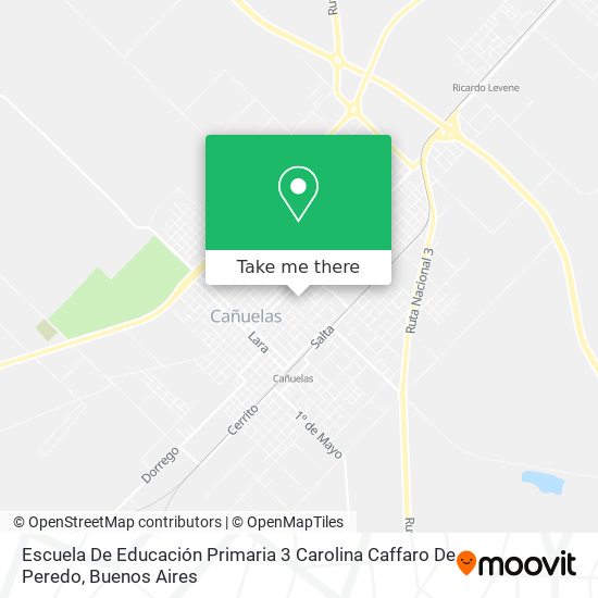 Escuela De Educación Primaria 3 Carolina Caffaro De Peredo map