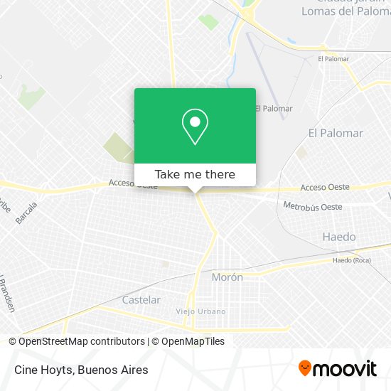 Cine Hoyts map