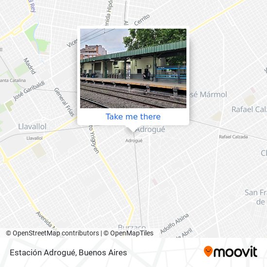 Estación Adrogué map