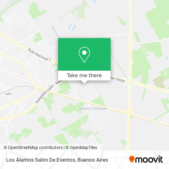 Los Álamos Salón De Eventos map