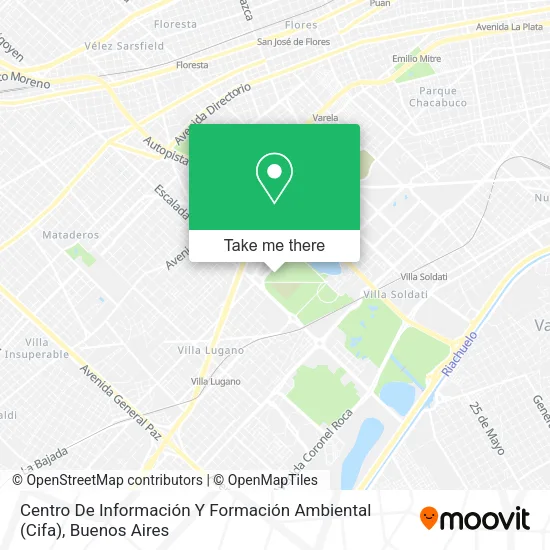 Centro De Información Y Formación Ambiental (Cifa) map