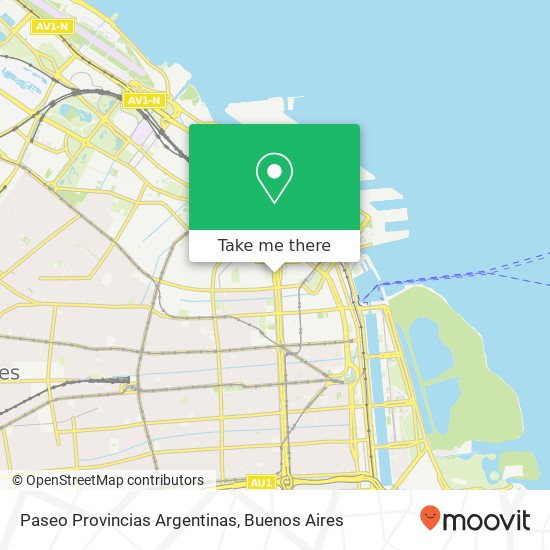 Paseo Provincias Argentinas map