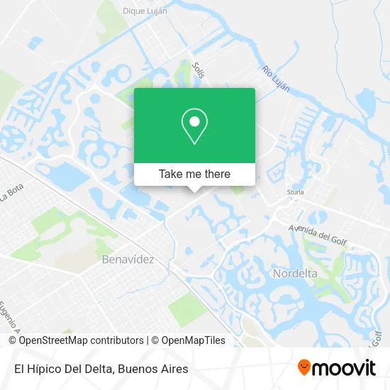 Mapa de El Hípico Del Delta