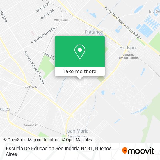 Escuela De Educacion Secundaria N° 31 map