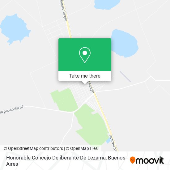 Honorable Concejo Deliberante De Lezama map