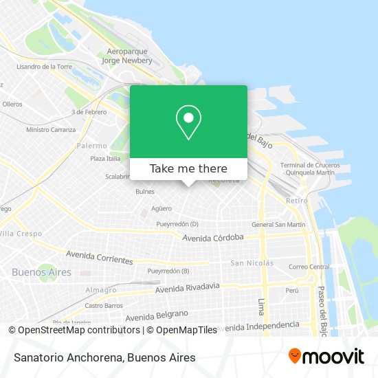 Sanatorio Anchorena map