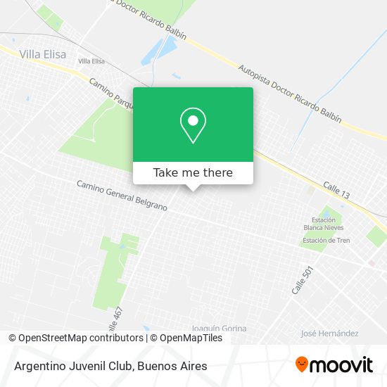 Argentino Juvenil Club map