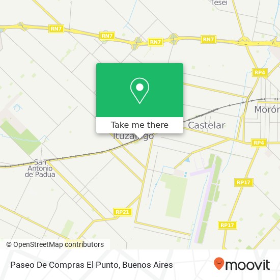 Paseo De Compras El Punto map