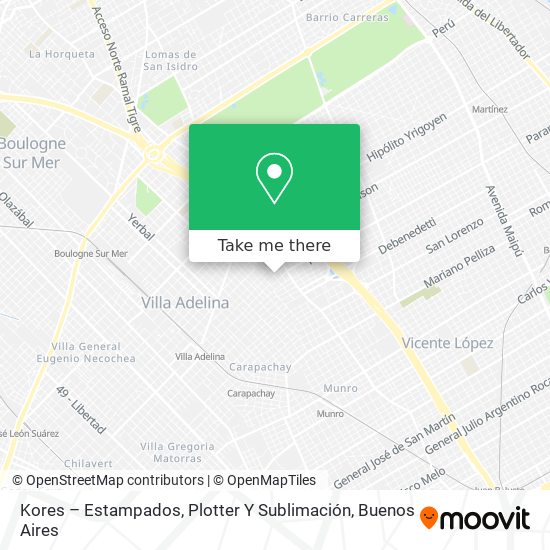 Kores – Estampados, Plotter Y Sublimación map