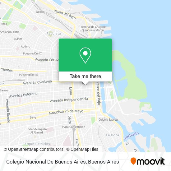 Colegio Nacional De Buenos Aires map