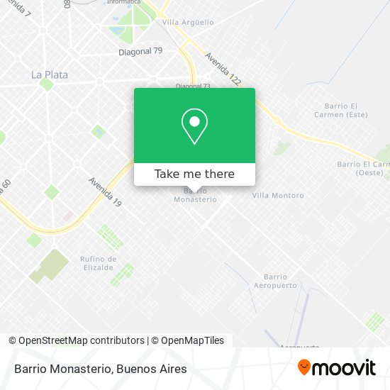 Barrio Monasterio map
