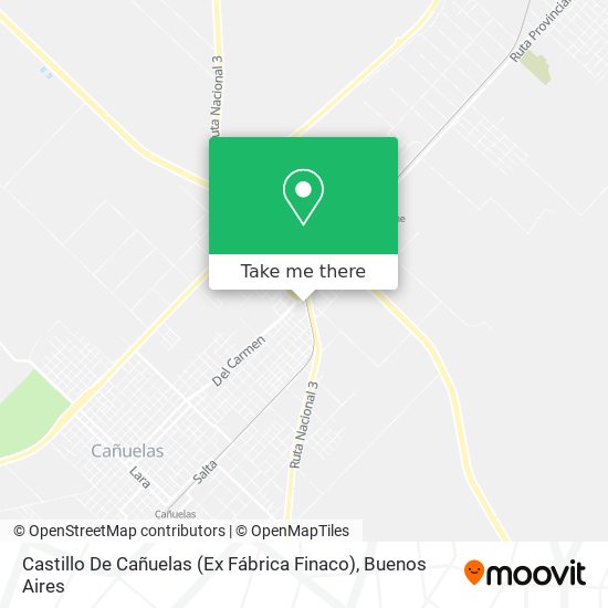 Castillo De Cañuelas (Ex Fábrica Finaco) map