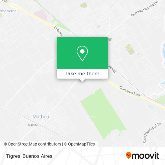 Tigres map