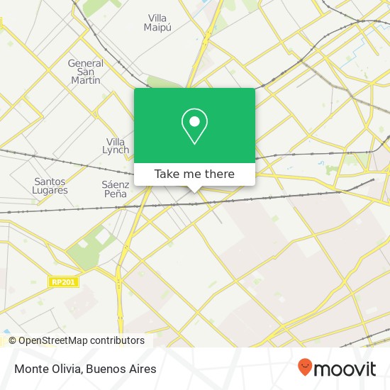 Monte Olivia map