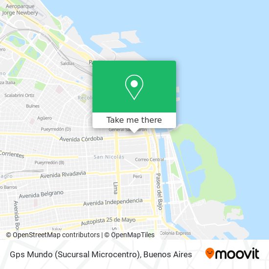 Gps Mundo (Sucursal Microcentro) map
