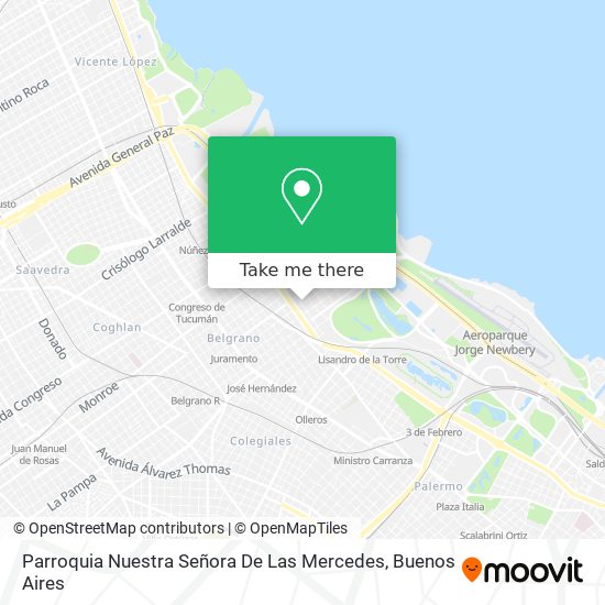 Parroquia Nuestra Señora De Las Mercedes map