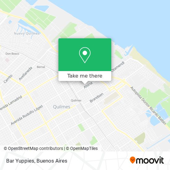 Bar Yuppies map