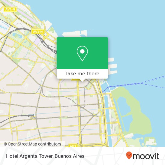 Hotel Argenta Tower map