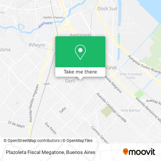 Plazoleta Fiscal Megatone map