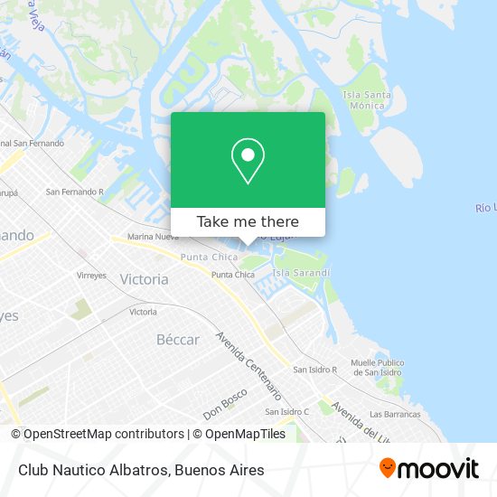Mapa de Club Nautico Albatros