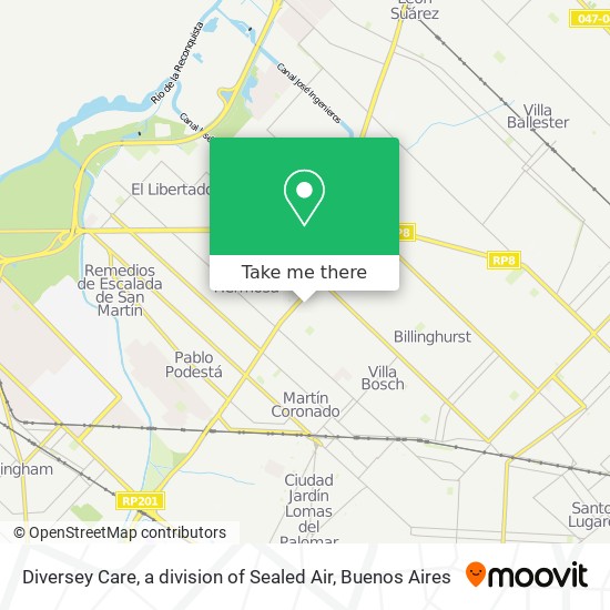 Diversey Care, a division of Sealed Air map