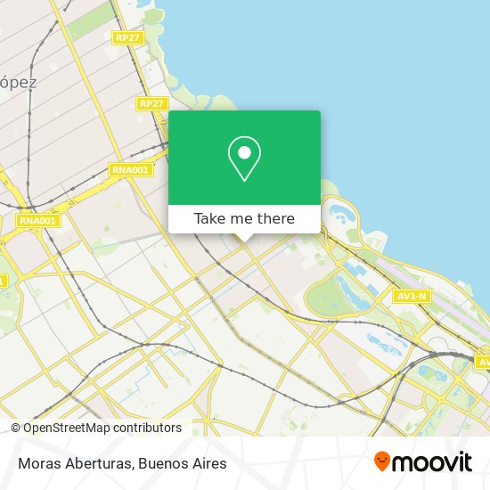 Moras Aberturas map