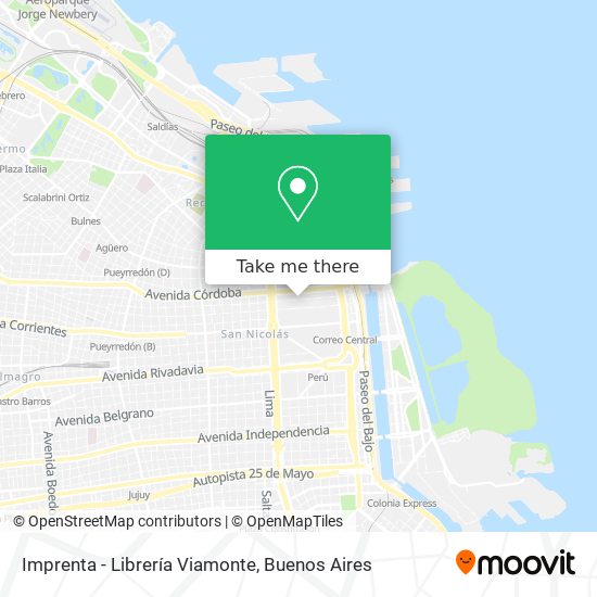 Imprenta - Librería Viamonte map