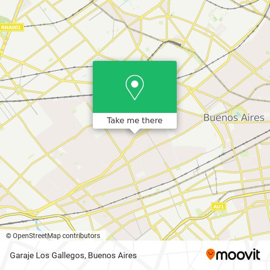 Mapa de Garaje Los Gallegos