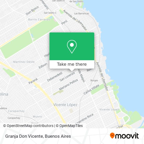 Granja Don Vicente map