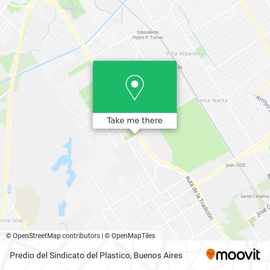 Predio del Sindicato del Plastico map